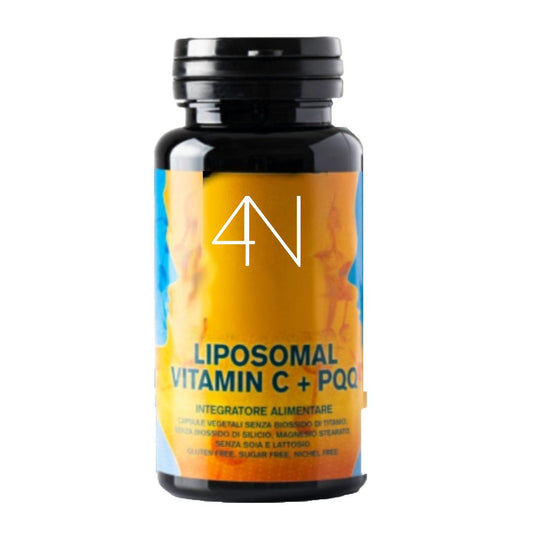 Vitamina C Liposomiale + PQQ 60 cps - 4Nutrition