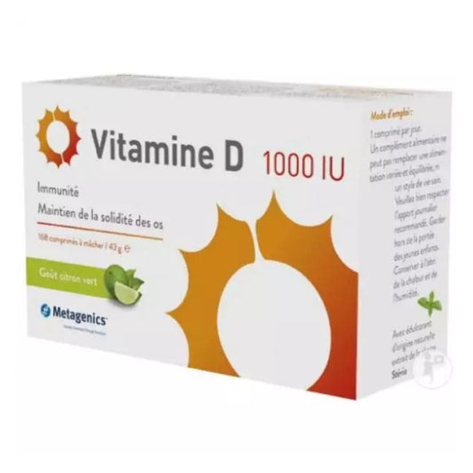 Vitamina D 1000 U.I. 168 compresse masticabili - 4Nutrition